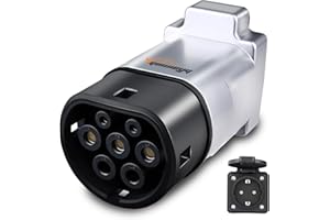 GUWIEYG Adaptateur V2L Compatible avec MG, Adaptateur de Véhicule à Charger 16A 220V, Adapté pour MG4 & MG5 & MG Marvel R, déchargeur de Type 2