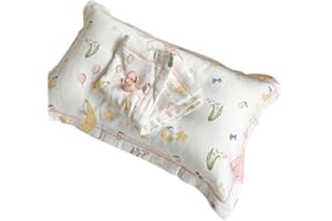 KOOMUAO JUMUAO Baby Cushion Cover Made of Bamboo Fibre, Children's Pillowcase 30 x 50 cm, Pillowcases for Pram, Baby Toddler Pillow Covers, Baby Pillow Cover with Envelope Closure (Pink, 30 x 50 cm)