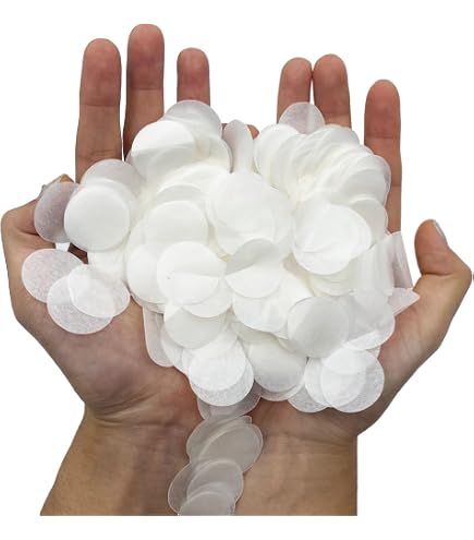 18000pcs 150g 2.5cm coriandoli biodegradabili a forma di cuore ,per Matrimoni e Promesse decorazioni e celebrazioni,Bianchi