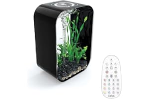 biOrb LIFE 45L Black Aquarium Fish Tank with Multi Colour LED Lighting