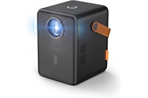 【ELECTRIC FOCUS】 Mini Proiettore Portatile 17000 lumen, FunFlix WIFI Bluetooth Proiettore 4K 1080P Full HD Supportato, Videoproiettore All'Aperto Compatibile con TV Stick/Smartphone/USB/HDMI/PS5