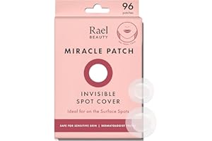 Rael Patch Anti Bouton Invisible - Skincare Coreen, Acne Pimple Patches pour Visage, Hydrocolloïdes, Vegan, Sans Cruauté, Deux tailles (96 Patchs)