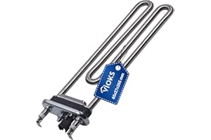 ‎VIOKS VIOKS Waschmaschine Heizelement mit Fühler Ersatz für Whirlpool 481010645279 Heizstab 2050W 230V Bosch Waschmaschine Bauknecht Ersatzteile Whirlpool Indesit 71066372 C00311129