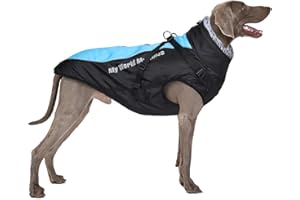 FEimaX Abrigo para Perro de Invierno Impermeable Chaqueta de Felpa Cálido Reflectante Chaleco de Algodón Suave para Cachorro Ropa para Mascotas Perros Pequeños, Medianos y Grandes