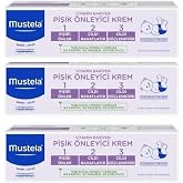Mustela Vitamin Barrier Cream 1.2.3 Pişik Kremi 100 ml X 3 Adet P05602