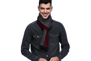 TRABIG Sciarpa Uomo Inverno scialle Maglia Scialle Caldo Pile, Caldo Stola Uomo Pashmina Sciarpa Invernale Morbido Cashmere Plaid Leisure Sciarpa d'affari per Uomo