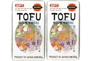 STARRY MART J-Basket Japanese Soft Tofu Silken Beancurd Satonoyuki for Stir Fry Salad Desserts 300g (Pack of 2)