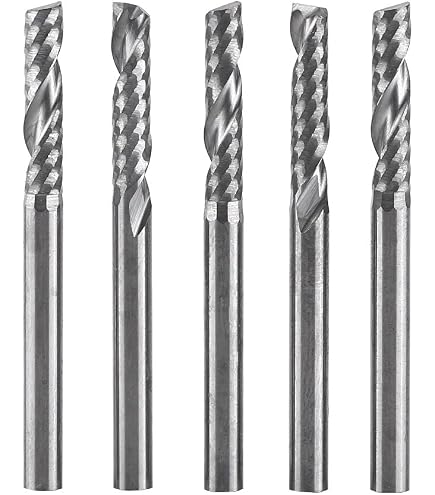 Fresa a 3 flauti in carburo da 1-12 mm, fresa CNC per fresatura in alluminio rame CNC Router Bit YIJIAN (Lunghezza del taglio: 1XD4X4X50L