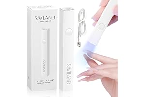 ‎SAVILAND Saviland U V Lampe für Gelnägel: Mini U V Lampe für Nägel【Schützen Sie die Haut】【Wiederaufladbar】Klein LED Nagellack Trocknergerät für Nagellack Aufbaugel Nail Tips nagelkleber Geschenke für Frauen