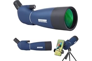 BOSSDUN 25-75×70 Longue-Vues, Hunting Spotter Scope for Shooting Targets, Telescopes-Waterproof Scope with BAK4 Prism Tripod Phone Adapter Carry Bag, for Target Shooting Bird Watching Hunting Wildlife.
