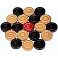 StonKraft Turbo Wooden Carrom Coin | Carrom Board Coins Pieces,for Kid