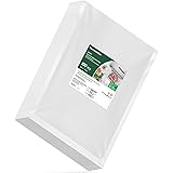 Bonsenkitchen Sacchetti Sottovuoto per Alimenti 100 Buste 20x30cm per Macchine Sottovuoto, Sacchetti Sottovuoto Goffrati per 