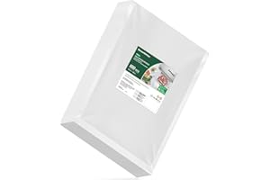 Bonsenkitchen Sacs sous Vide Alimentaire 100 Sachets 20 x 30 cm pour Machine sous Vide - Sacs à Faire Le Vide d'air Gaufrés pour la Conservation des Aliments et la Cuisson
