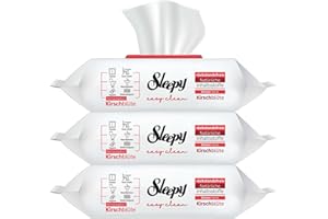 ROXLIN Sleepy Reinigungstücher für den täglichen Oberflächeneinsatz Reinigungstuch (3 Pack, Rot Farbe (Kirschblüte))