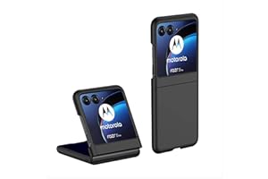 GIOPUEY Cover Compatibile con Motorola RAZR 40 Ultra, Materiale PC Rigido Custodia, Comodo e Liscio al Tatto Case，Antiurto, Anti-Impronta - Black