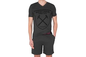 WEST HAM UNITED F.C. West Ham United FC - Herren Schlafanzug-Shorty - Offizielles Merchandise