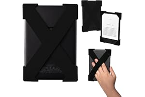 Strapsicle Sangle Main pour Kindles & Kobos – Convient Paperwhite Gen 11/12 (6,8”/7”), Signature Edition – Colorsoft – Lot de 2 – Grand – Noir
