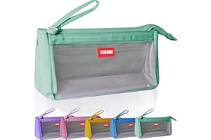 hzzycer Large Pencil Case Big Capacity Pencil Bag Portable Pencil Case for Girls and Boys Pencil Pouch Suitable for Middle High School College Students (Green)