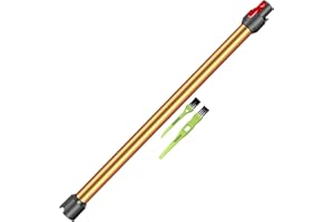 Italdos Tube Télescopique Tige Rigide Rallonge compatible pour Dyson V11 V10 V15 V8 V7 Longueur 73 CM Tube À Dégagement Rapide - Orange