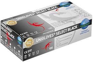 Unigloves SELECT BLACK Latexhandschuhe