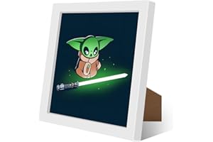 EOBROMD Anime Diamond Painting Kit for Kids, Anime Art Crafts Kits with Frame, Full Round Drill Diamond Art Kits, Cartoon Diamond Painting Art Crystal Rhinestone Art Craft for Gifts 18x18cm