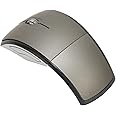 Jaerb Wireless Foldable Mouse, Folding Wireless Mouse Wireless Control Portable Compact Plug and Play for Office (Grey)