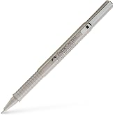 Faber-Castell Teknik &Ccedil;izim Kalemi, 0.7 mm U&ccedil;, Su ve Işık Ge&ccedil;irmez Pigmentli M&uuml;rekkep, Cetvel ve Şablon Uyumlu
