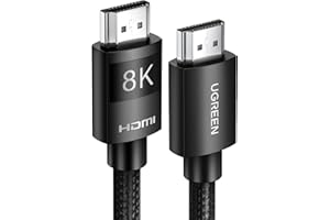 UGREEN 2.1 Kabel HDMI 8K 4K Nylon Obsługuje Dolby, HDR10+, eARC, 3D, kompatybilny z PS5, TV Box, HDMI Switch itp.(1M)