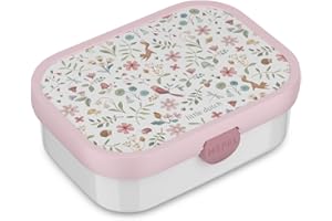 Mepal - Brotdose Kinder Campus Little Dutch - Bento Box Kinder - Brotdose Kinder mit Fächern & Gabel - Meal Prep Box mit Clip-Verschluss - BPA-frei & Spülmaschinenfest - 750 ml - Fairy Wonders