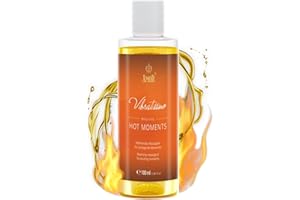 ‎VIBRATISSIMO Vibratissimo Hot Moments 100 ml Massageöl - Aufheizendes Massageerlebnis - Stimulierende Massageöle, Entspannung für Paare & Gleitöl, Liebesöl