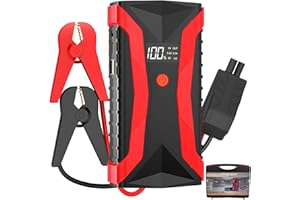 Zanmuk Car Battery Jump Starter - 2500A Jump Starter Power Pack Car Battery Booster Power Bank with LED Flashlight