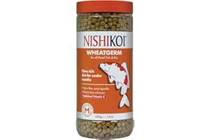 Nishikoi Wheatgerm Complete Food for Koi and Pond Fish - Medium Pellets - 350g