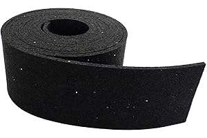 ‎LASIPROFI LASIPROFI - Antirutschrolle | Antirutschmatte aus PU-gebundenem Gummigranulat, geprüft nach VDI-Richtlinien | Druckfestigkeit bis 300 Tonnen/m²; Größe: 5.000x125x4mm; Farbe: schwarz | LKW