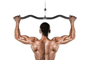 Lyndwin Barre Tirage Musculation, Barre de Tirage Dos, Arrière Levier de Tension Épaule Tirant Tige Barre Tirage Dos Musculation Accessoire Tirage Musculation