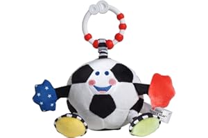 Little Sport Star | Fußball-Baby | Fußball-Spielzeug | Sensorisches und Entwicklungsspielzeug | Brillanter Ball für Baby oder Kleinkind |