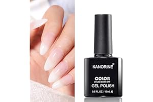 KANORINE UV/LED Gel Polish 15ml milk white Color Soak Off long lasting Gel Polish UV/LED Nail Art Manicure Salon DIY Gel Nail Design