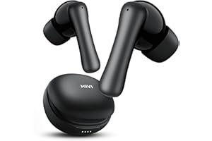 Mivi DuoPods Marathon Earbuds [New Launch], 70 Hours Playtime, AI-ENC for HD Calls, 13mm Drivers, IPX 4.0, BT v5.3, Made in India True Wireless Bluetooth Ear Buds