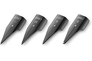 LAMY Juego de plumas profesional para todos los modelos de plumas estilográficas Lamy, Safari, Al-Star, etc. (juego de plumas, F, B, M, EF, negro)