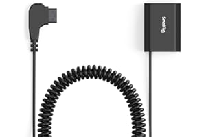 SMALLRIG D-Tap a Batteria Fittizia, Cavo di Alimentazione a Spirale NP-FZ100 per Sony A7 IV,FX30,FX3,A7CII,A7CR,ZV-E1,A6600,A6700,A7R V,A7S III,A7R IV,A7R III,A7 III,A7C,A1,A9, A9II - 4253B