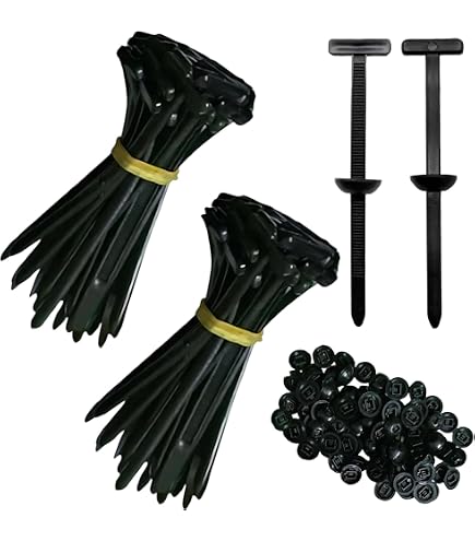 100 Attaches Rapides En Nylon Auto-verrouillantes - Pour Câbles, Rangement Voiture, Bricolage - Lot économique