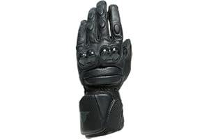 DAINESE - Impeto Gloves, Guanti da Moto in Pelle con Protezioni sulle Nocche, Compatibilità Touch Screen, Guanti Moto Unisex, da Uomo o Donna