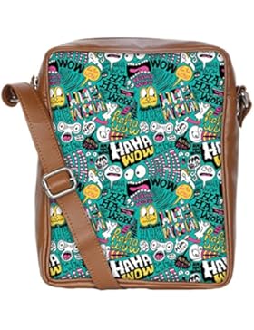 Snoogg , Damen Umhängetasche mehrfarbig multi