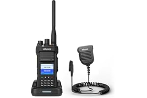 Retevis Ailunce HA1UV Radio Amateur avec Micro, Radio Amateur Double Bande, Etanche IP67, Rechargeable 2800mAh, Talkie Walkie Longue Portée pour Le Sauvetage d'urgence, Evénement Amateur (1 Pièce)
