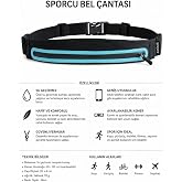 Su Ge&ccedil;irmez Sporcu Bel &Ccedil;antası, Telefon Taşıma Kemeri, Koşu, Fitness ve G&uuml;nl&uuml;k Kullanım İ&ccedil;in