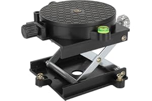 Septpenta Table Élévatrice, Réglage Fin de La Direction Réglage Fin Horizontal Réglage de La Hauteur Rotation à 360 °, Structure Stable Adaptée AUX Expériences de Physique, Chimie, Biologie