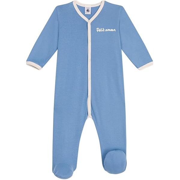 Tuta Lunga Petit Bateau Bimbi - Maglia Elasticizzata A Maniche Lunghe Con Cappuccio