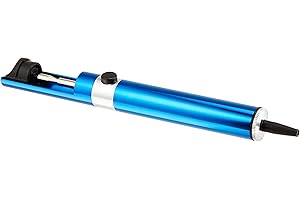 Weller 7874B Manual ESD-Safe Desoldering Pump with Aluminum Body, Blue