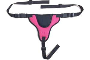 Zarpma Baby Safety Belt with Protective Pad, 3-Point Safety Belt for Children and Toddlers, Compatible with IKEA Antelop High Chair (Pink)