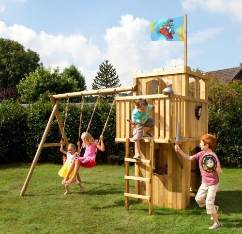 Preisvergleich Produktbild Spielanlage / Spielturm FIPS Ritterburg mit Zubehör