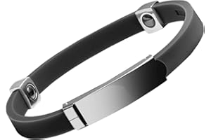 HUANRU Antistatic Wristband, Adjustable Prevent Static Bracelet, Wireless Anti-Static Silicone Wristband for Healthcare for Women, Men, Children and Elderly